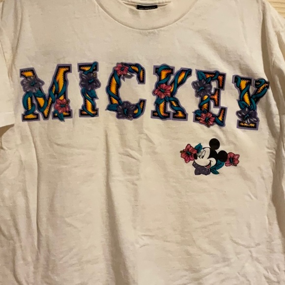Disney Mickey Mouse Half T-shirt - Picture 1 of 4